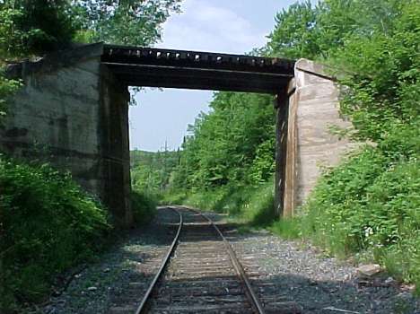 DSS&A Overpass at Munising Junction